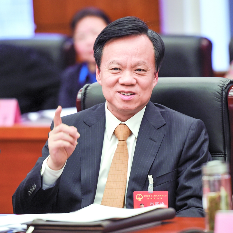 陈敏尔同志在省十二届人大四次会议上
