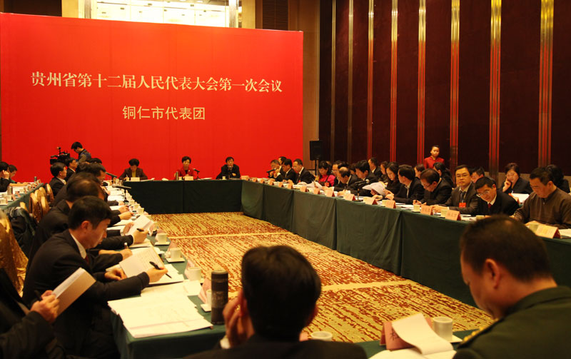 铜仁市代表团审议政府工作报告
