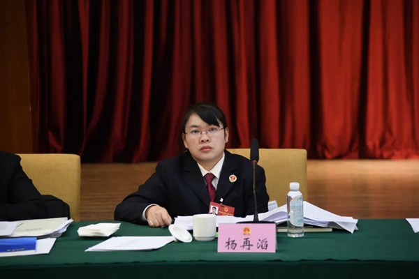 履职风采｜杨再滔：监督者更要自觉接受人大监督