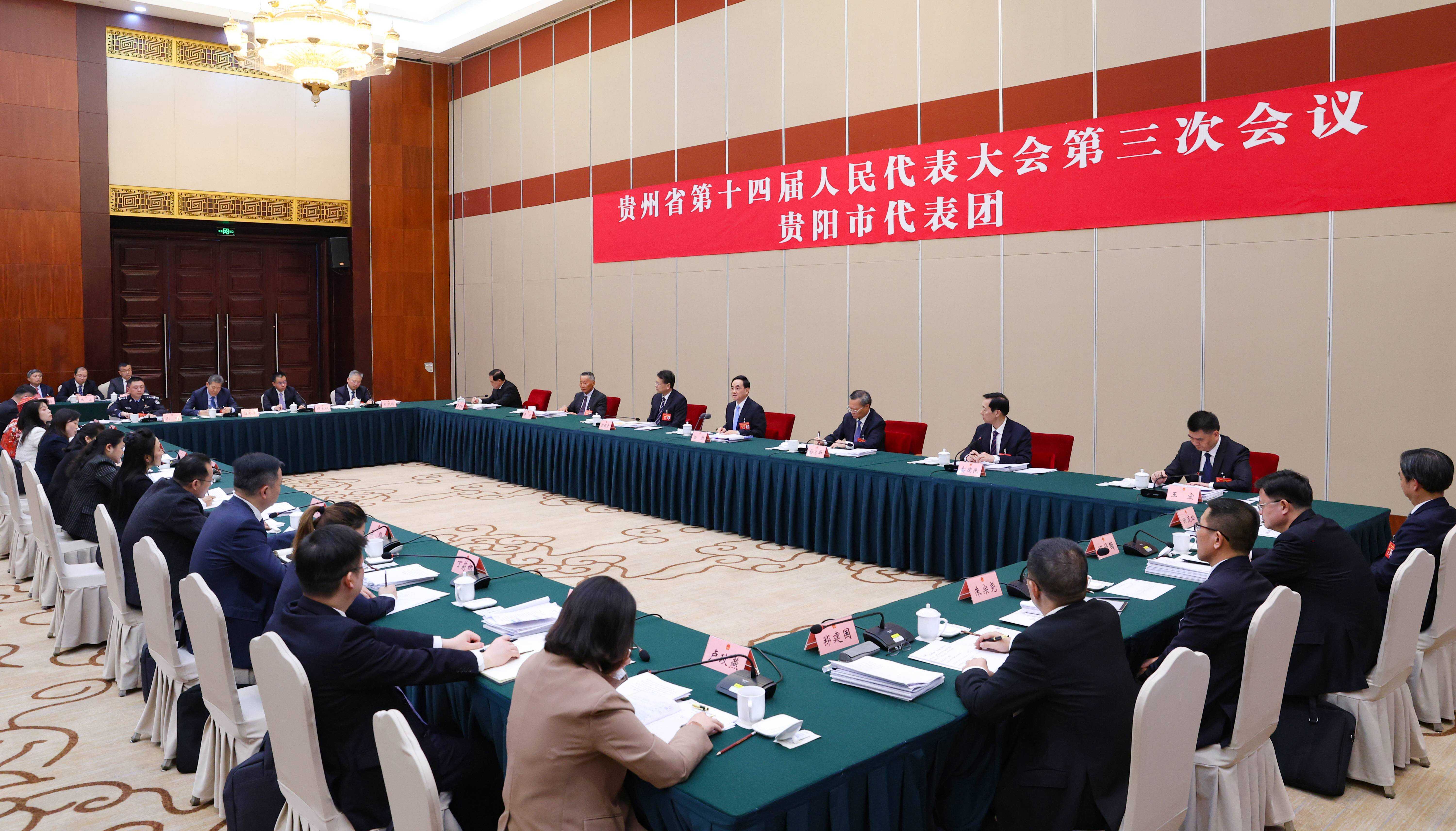 徐麟参加贵阳代表团审议