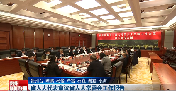 省人大代表审议省人大常委会工作报告