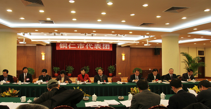 铜仁市代表团分组审议政府工作报告