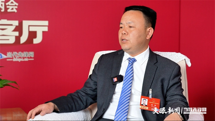 肖军代表：让广大游客来到陶营村就像来到自己家一样！