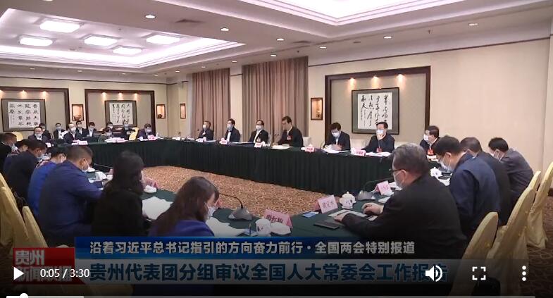 谌贻琴在审议“两高”工作报告时说：坚持司法为民公正司法 建设更高水平的平安贵州法治贵州