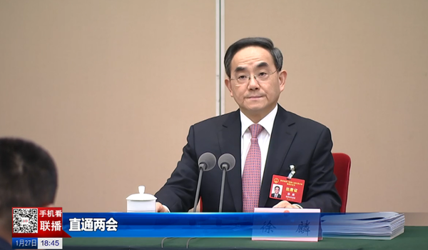 贵州新闻联播丨【直通两会】徐麟在参加贵阳代表团审议时强调 坚定不移沿着习近平总书记指引的方向阔步前进 在走高质量发展新路上勇探索打头阵走前列