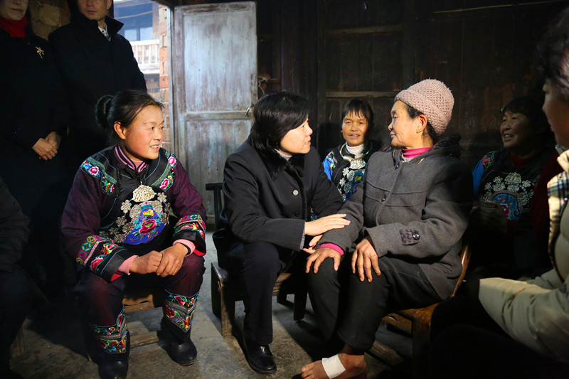 全国人大常委会副委员长、全国妇联主席沈跃跃在黔调研并开展“送温暖、三下乡”活动