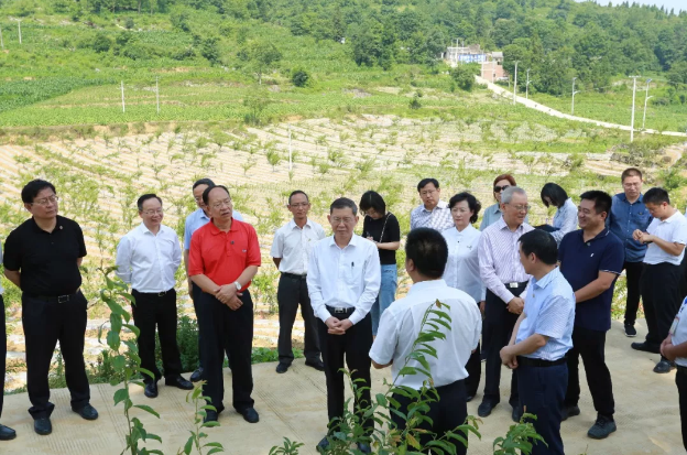 全国人大常委会副委员长、民建中央主席郝明金率队赴我省黔西县开展调研