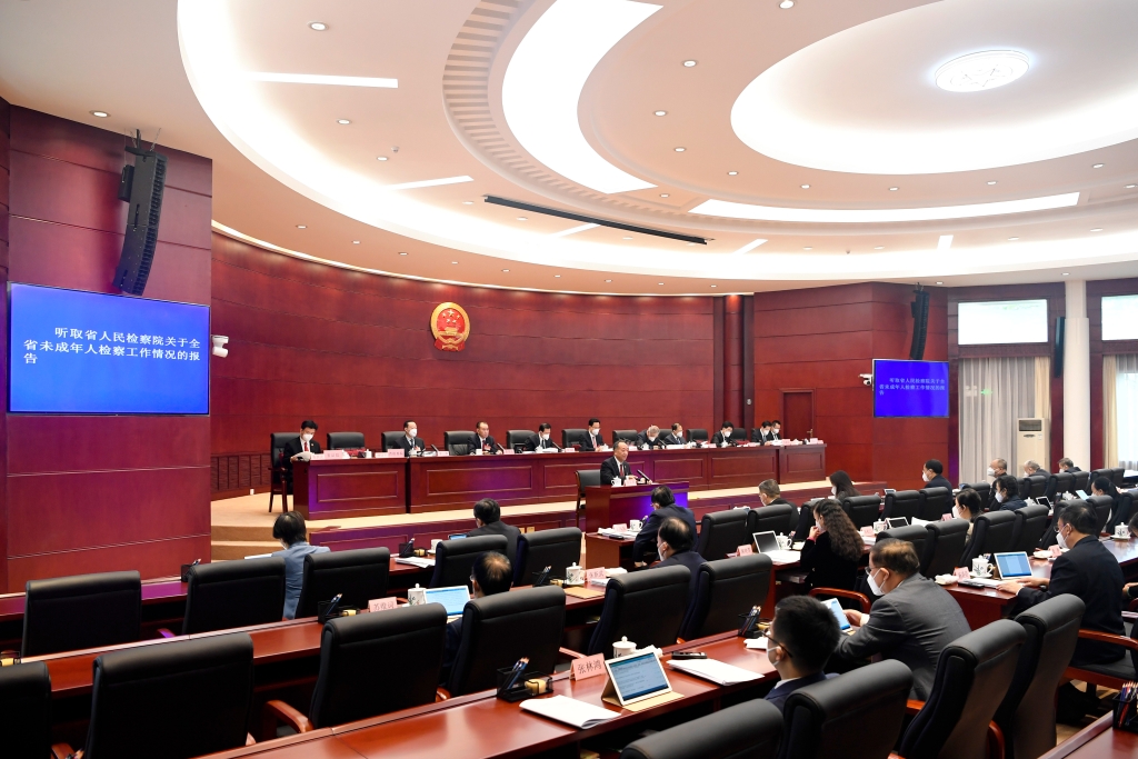 省十三届人大常委会第三十五次会议举行第二次全体会议