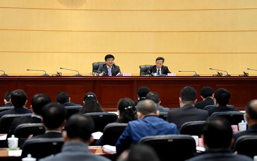 省人大常委会机关召开党史学习教育动员大会 慕德贵出席并讲话