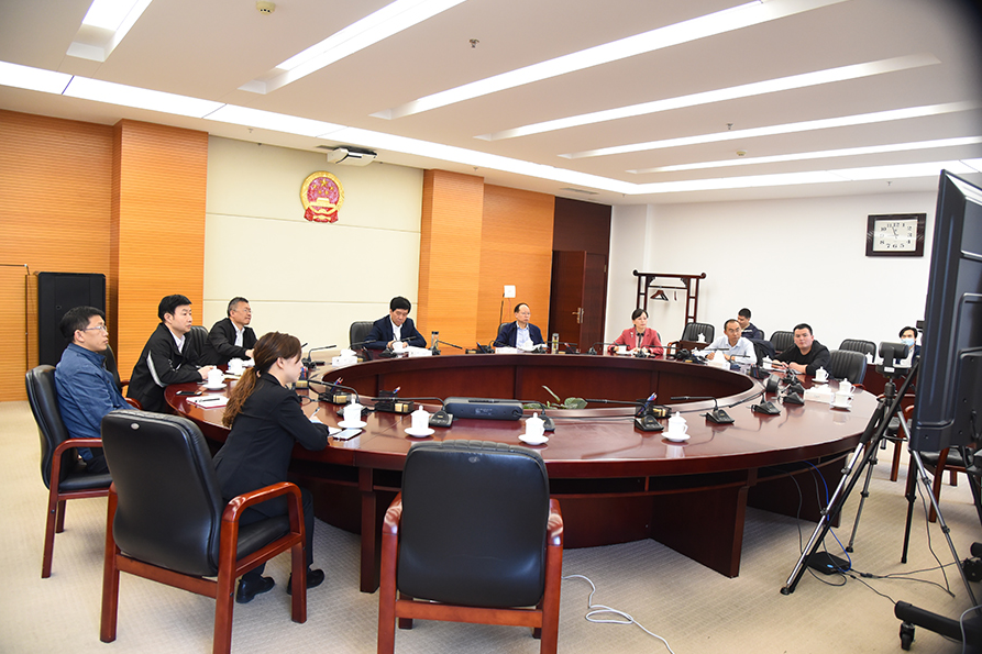 王忠参加全国人大常委会固体废物污染环境防治法执法检查组第一次全体会议视频会