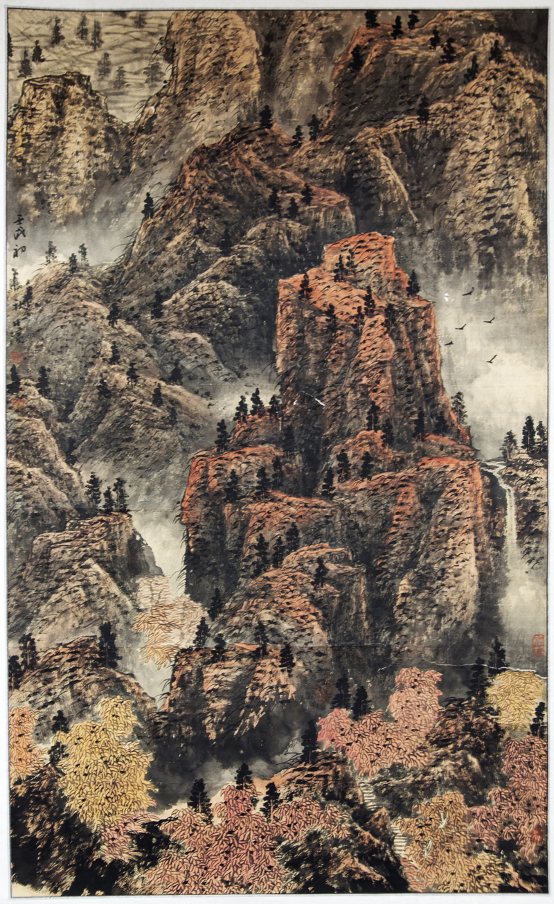 绘画类二等奖-《山水》-陈忠滨
