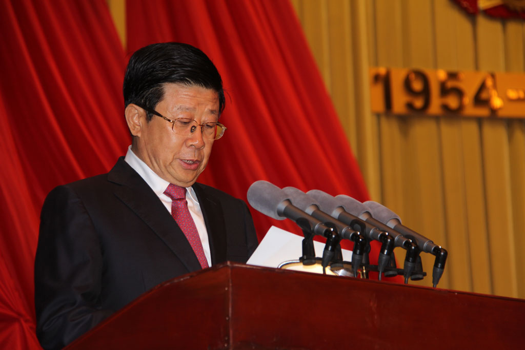 省委省人大常委会隆重举行贵州省庆祝全国人民代表大会成立60周年大会